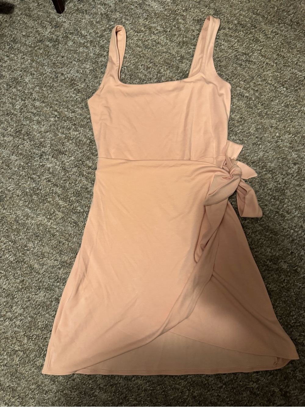 Wilfred from Aritzia Peach Wrap Dress